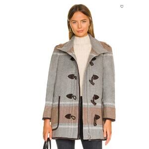 Veronica Beard Flint Camel Multi Toggle Dickey Coat Size Small New with Tags